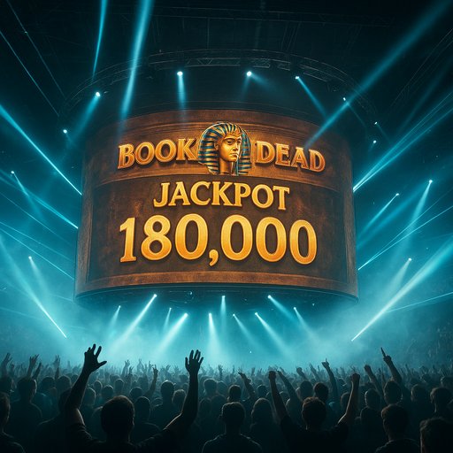 BD77 Book of Dead জ্যাকপট ডিসপ্লে